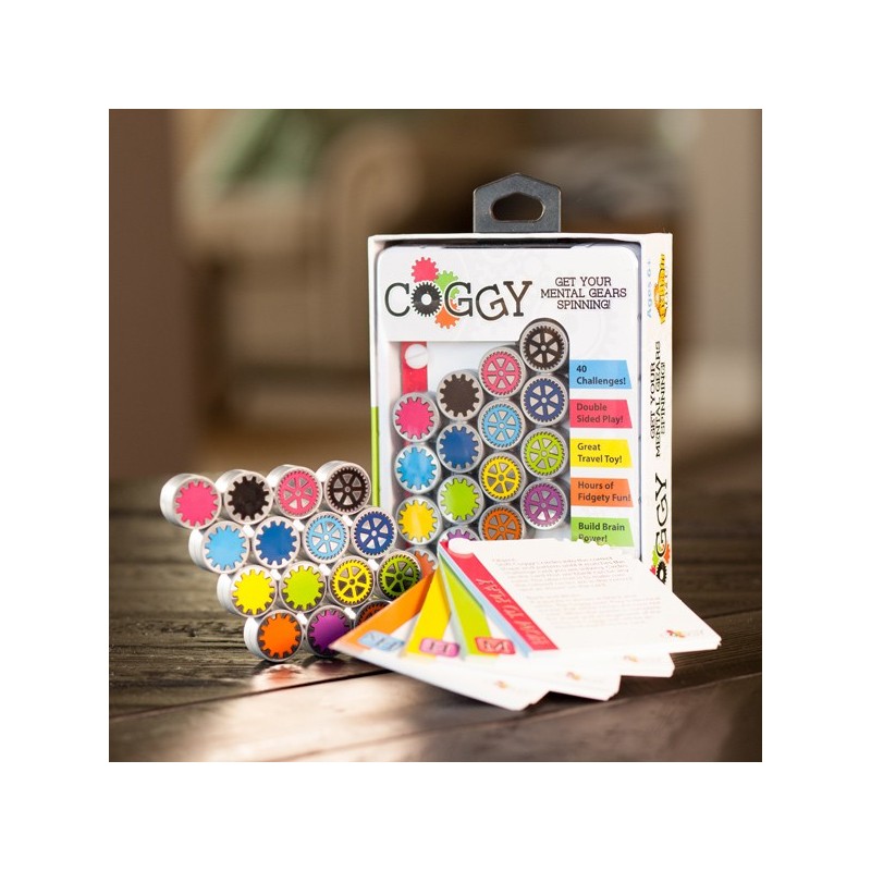 Fat Brain Toys Coggy Flexible Logic Puzzle Brain Teaser Travel Game