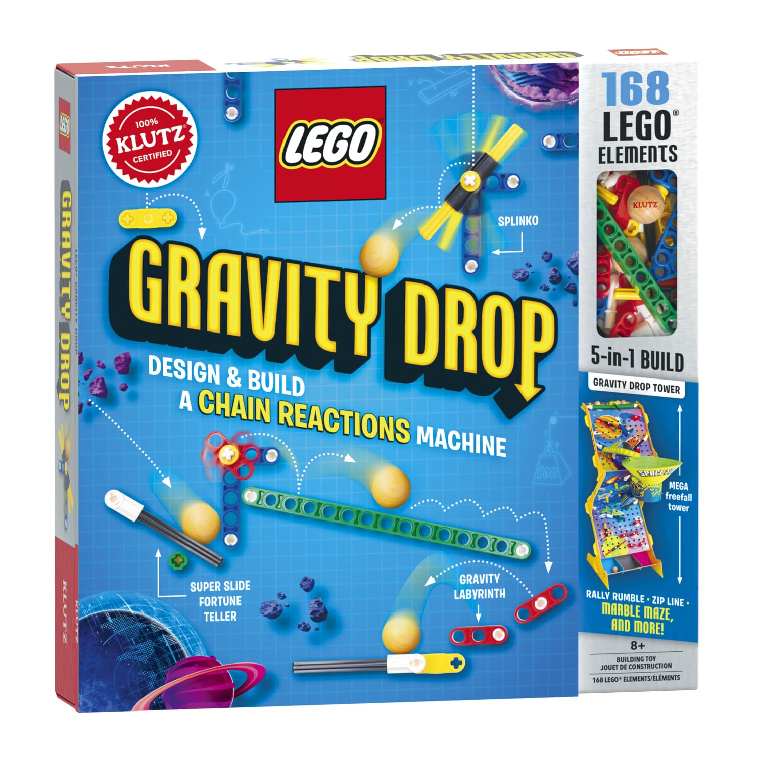 Klutz LEGO Chain Reactions Craft Activity Kit Engineering STEM Book Build