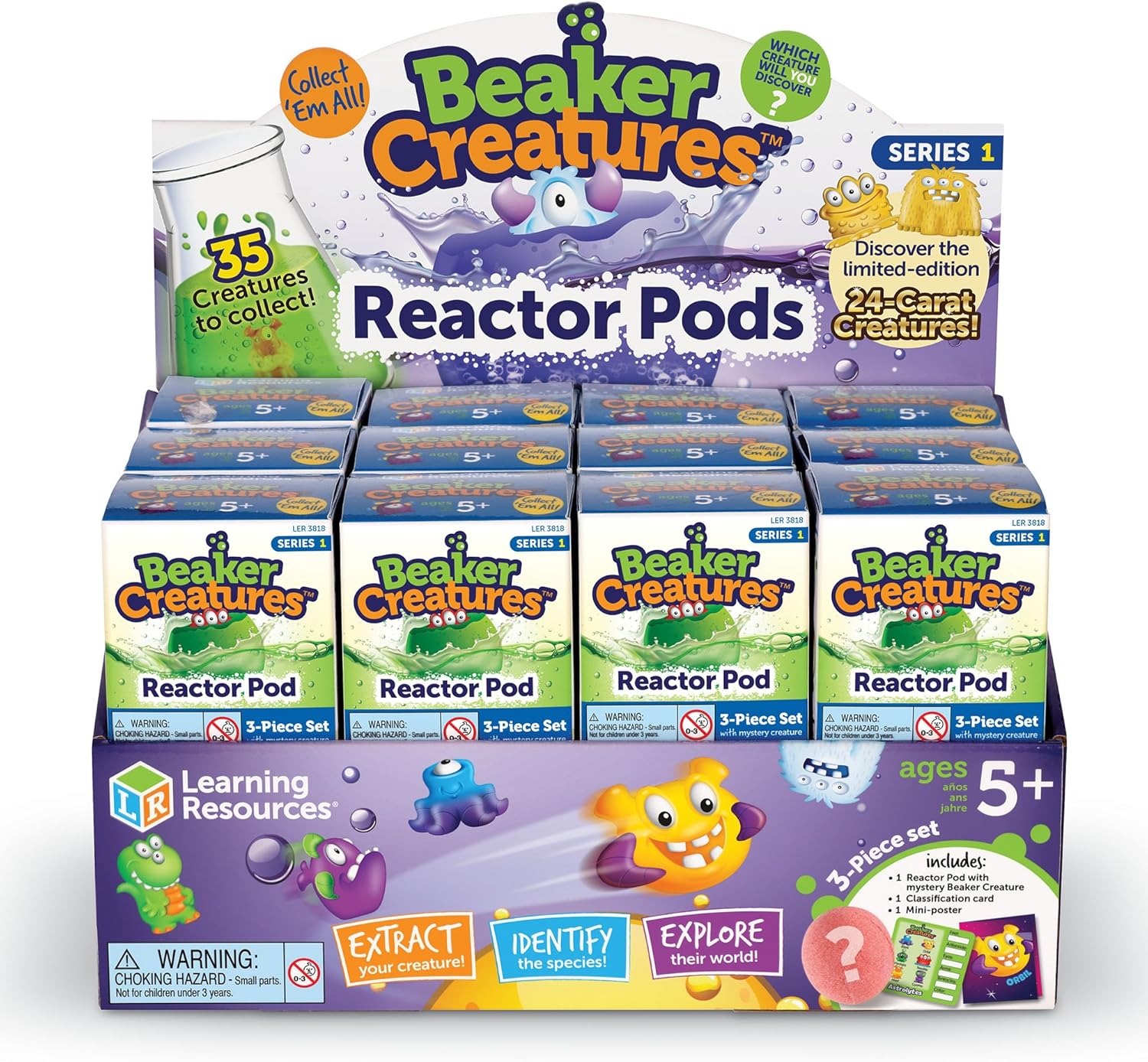Learning Resources Beaker Creatures Lab Reactors Science Experiment Kit