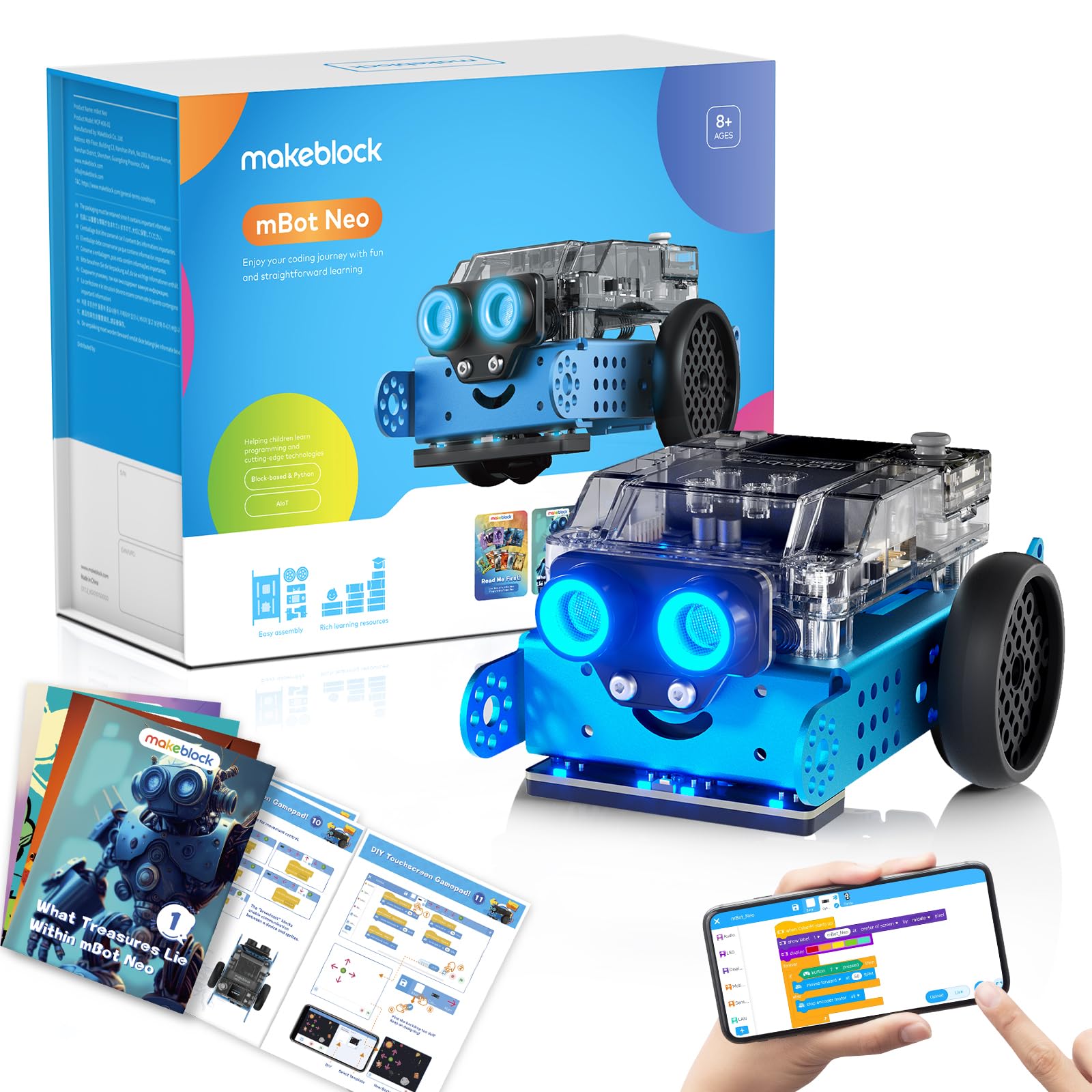 Makeblock mBot Neo Programmable Robot Kit Coding STEM Building Set Beginner
